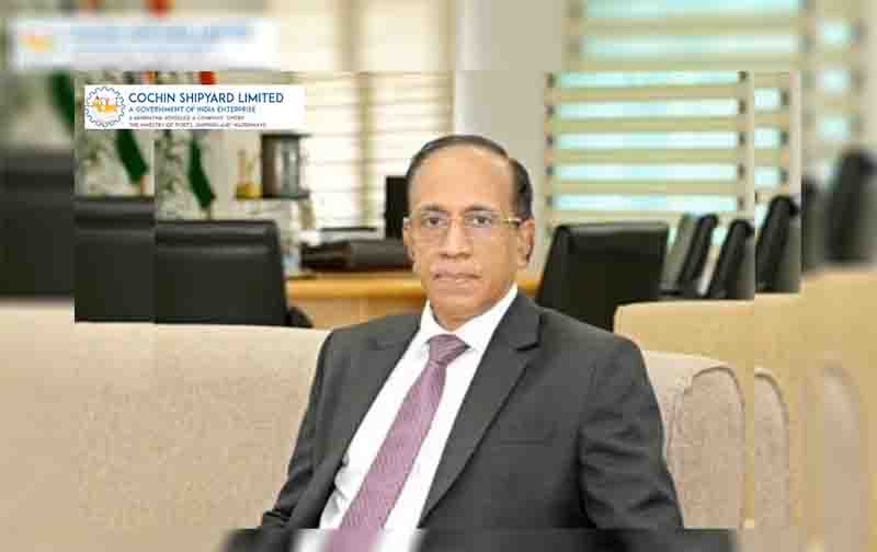 Madhu Nair retiring after serving as CMD, Cochin Shipyard Ltd for ten years